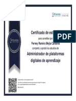 Certificado Ferney Mejia