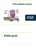 Government in Economy Public Goods