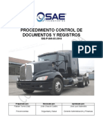 Procedimiento Control de Documentos y Registros SIG-P-009-03-2018