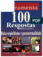 100 Respostas Bíblicas - Baixo Espiritiismo