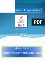 Chapter Three: 1 OOP Using Java Prepared by Mulugeta M