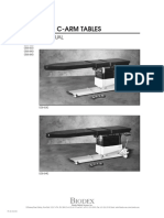 Surgical C-Arm Tables: Service Manual
