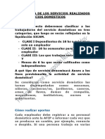 18 Probatoria de Servicios Servicio Domestico