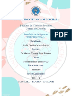 Portafolio Derecho Penal I