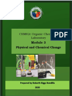 Module 3 Chm02L Physical and Chemical Changes - Revised