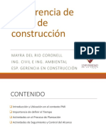 La Gerencia de Obras de Construcción 3