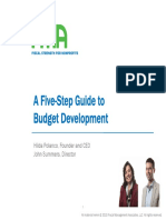 A Five Step Guide To Budget Development