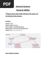 General Science and Ability Css