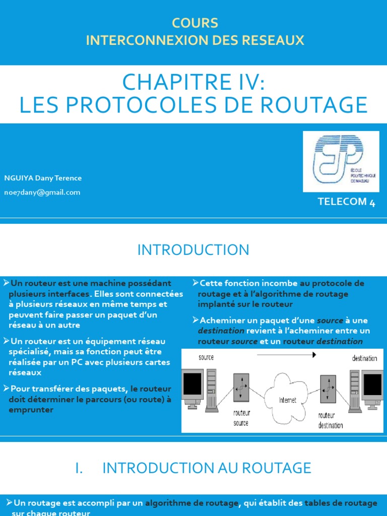 Protocoles de Routage et Algorithmes | PDF | Routage | Protocoles Internet