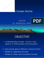 The Korean Norms: Dr. Ransook Kang