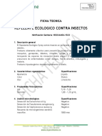 Ficha Tecnica Repelente Ecologico Contra Insectos Spray - Esp
