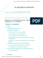 Curso - Farmacología Aplicada en Atención Primaria, Sección - MÓDULO IV. ANTIINFECCIOSOS, SISTEMA NERVIOSO Y LA SANGRE