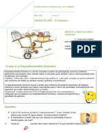 3ª QUINZENA DE ARTE 9º ANO A