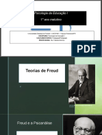 Teorias de Freud sobre o Desenvolvimento Psicológico