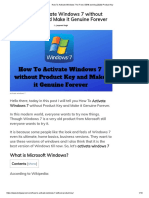 How To Activate Windows 7 For Free (100% Working 2020) Product Key