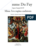07 Du Fay Missa Ave Regina Caelorum