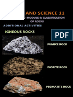 Types of Igneous, Sedimentary, and Metamorphic Rocks