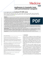 Effects of Dexamethasone in Traumatic Brain Injury.106