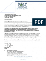 City of Port Coquitlam Letter to Province Against Allan Schoenborn's Release