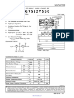 Toshiba MG75J2YS45 Datasheet