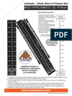 Estimated Purge Time Chart - Spanish