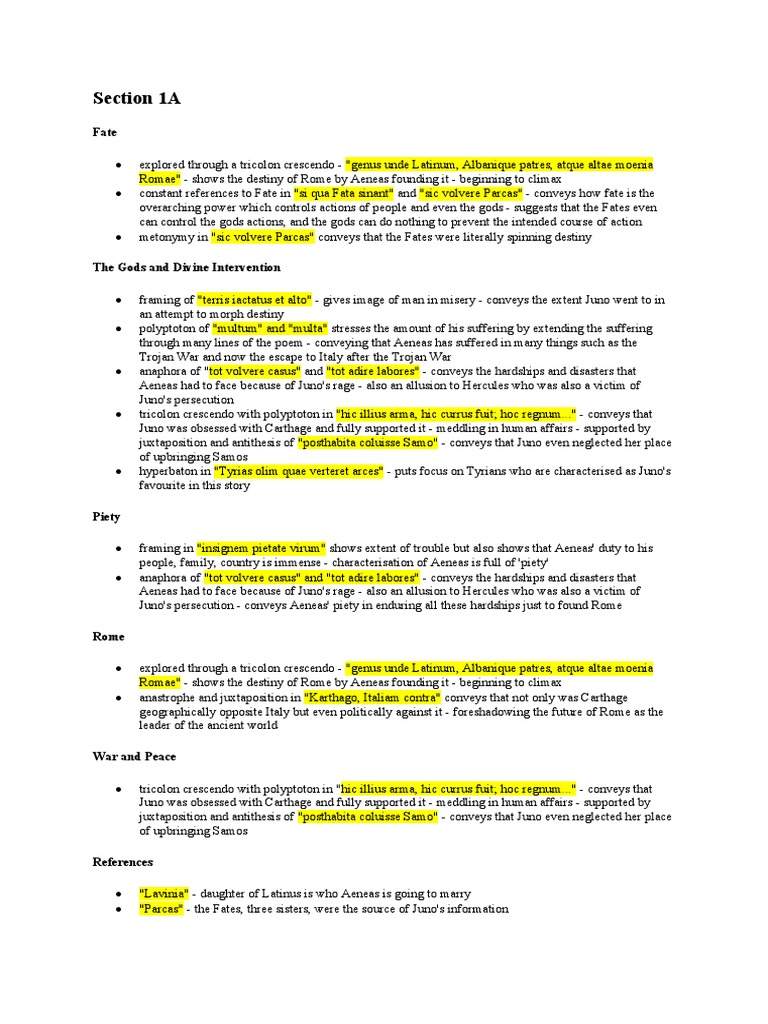 aeneid book 1 commentary
