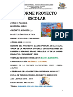 Informe Proyecto Escolar