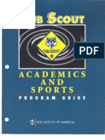 Cub Scouts Academics and Sports Manual - 2010
