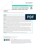 Perinatal Asphyxia and Its Associated Factors in Ethiopia: A Systematic Review and Meta-Analysis