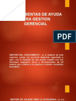 Herramientas de Ayuda para Gestion Gerencial