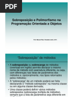 Aula8-Sobreposicao e Polimorfismo na POO