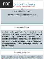 PPT Short Functional Text Reading Odd Semester 2021 (Week 4)-Tuesday, 14 September 2021 - Copy