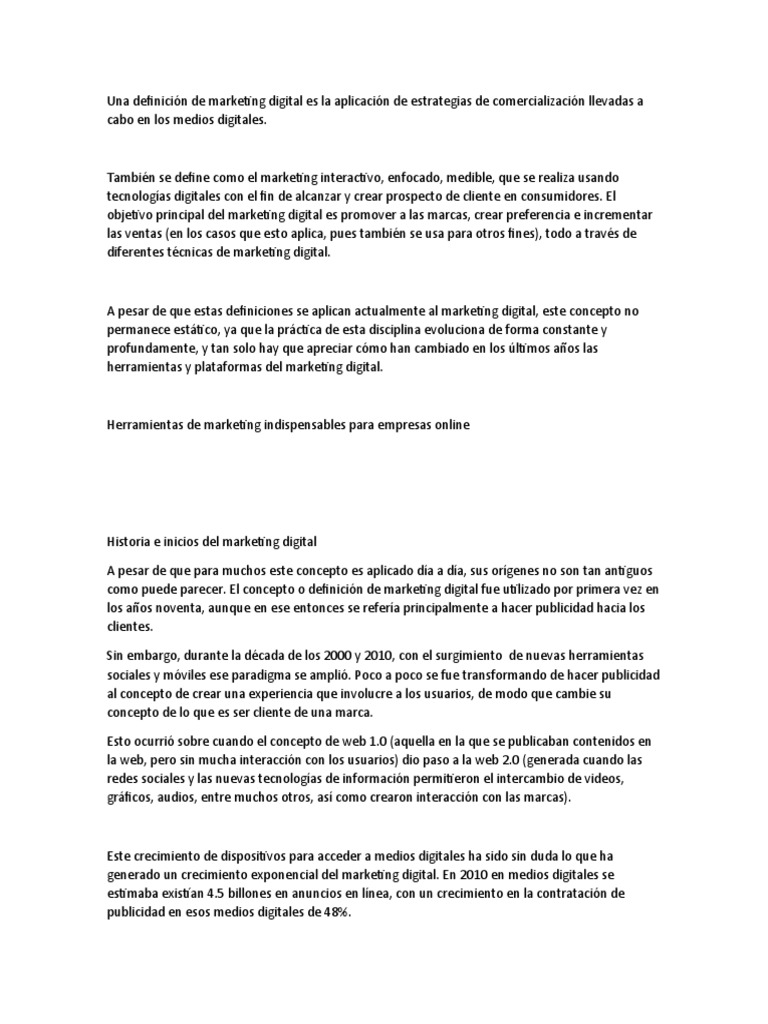 Marketing Digital 1 | PDF | Marketing | Internet