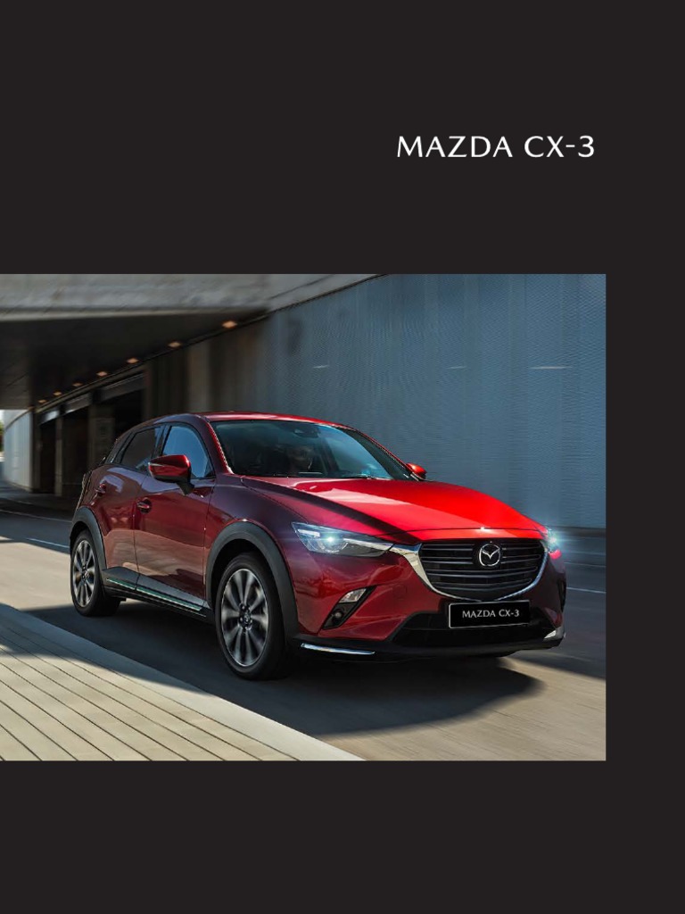 Mazda Cx3 Catalogo Ficha PDF Tecnología de vehículos Vehículos