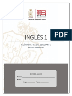 Primer Semestre. - Guía Didáctica Del Estudiante. - Inglés I