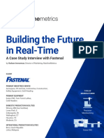 Building The Future in Real-Time: A Case Study Interview With Fastenal