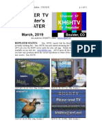 Boulder TV Repeater's Repeater: March, 2019