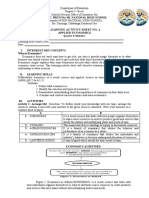 Learning Activity Sheet No. 1 Applied Economics: Quarter 3: Module 1