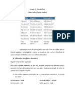 Lesson 3 - Simple Past Verbs