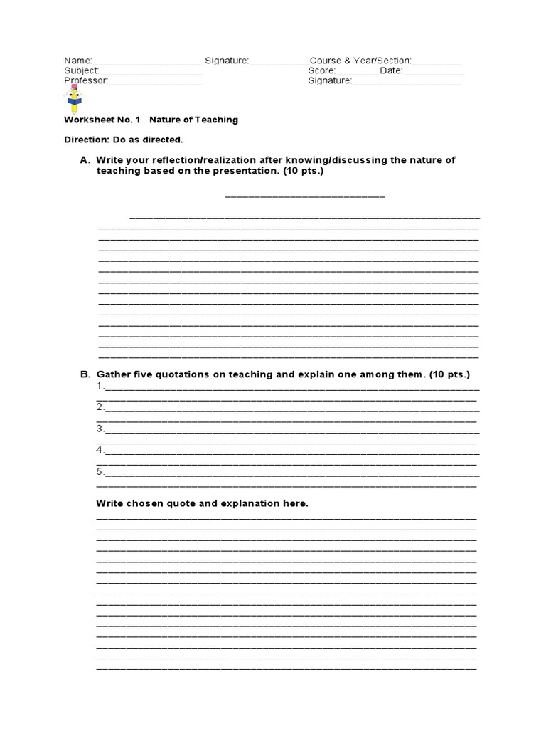 A. Write Your Reflection/realization After Knowing/discussing The ...