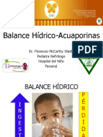 Balance Hídrico-Acuaporinas: Dr. Florencio Mccarthy Waith Pediatra Nefrólogo Hospital Del Niño Panamá