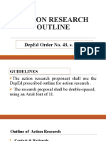 Action Research Outline: Deped Order No. 43, S. 2015