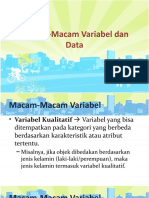 Macam-Macam Variabel Dan Data.