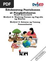 Pag-Aalis NG Mantsa Sa Damit | PDF