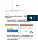 Circular No 43 Información Importante PDV