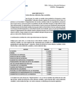 SESION 04 - CASO PRACTICO N° 03 COSTOS DIRECTOS E INDIRECTOS, FIJOS Y VARIABLES
