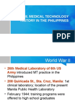 Lesson 2.2 History of Medical Technology in The Philippines