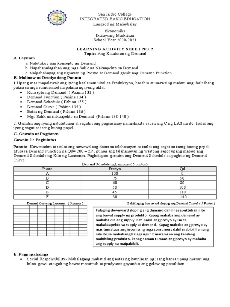 AP 9 Week 2 Second Grading | PDF