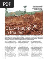 Bauxite Supply in The Red