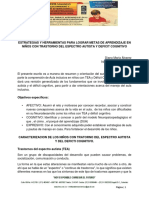 S 3 - 3 Estrategias Aprendizaje Niños Con Autismo y Déficit Cognitivo - DRA. DIANA ÁLVAREZ